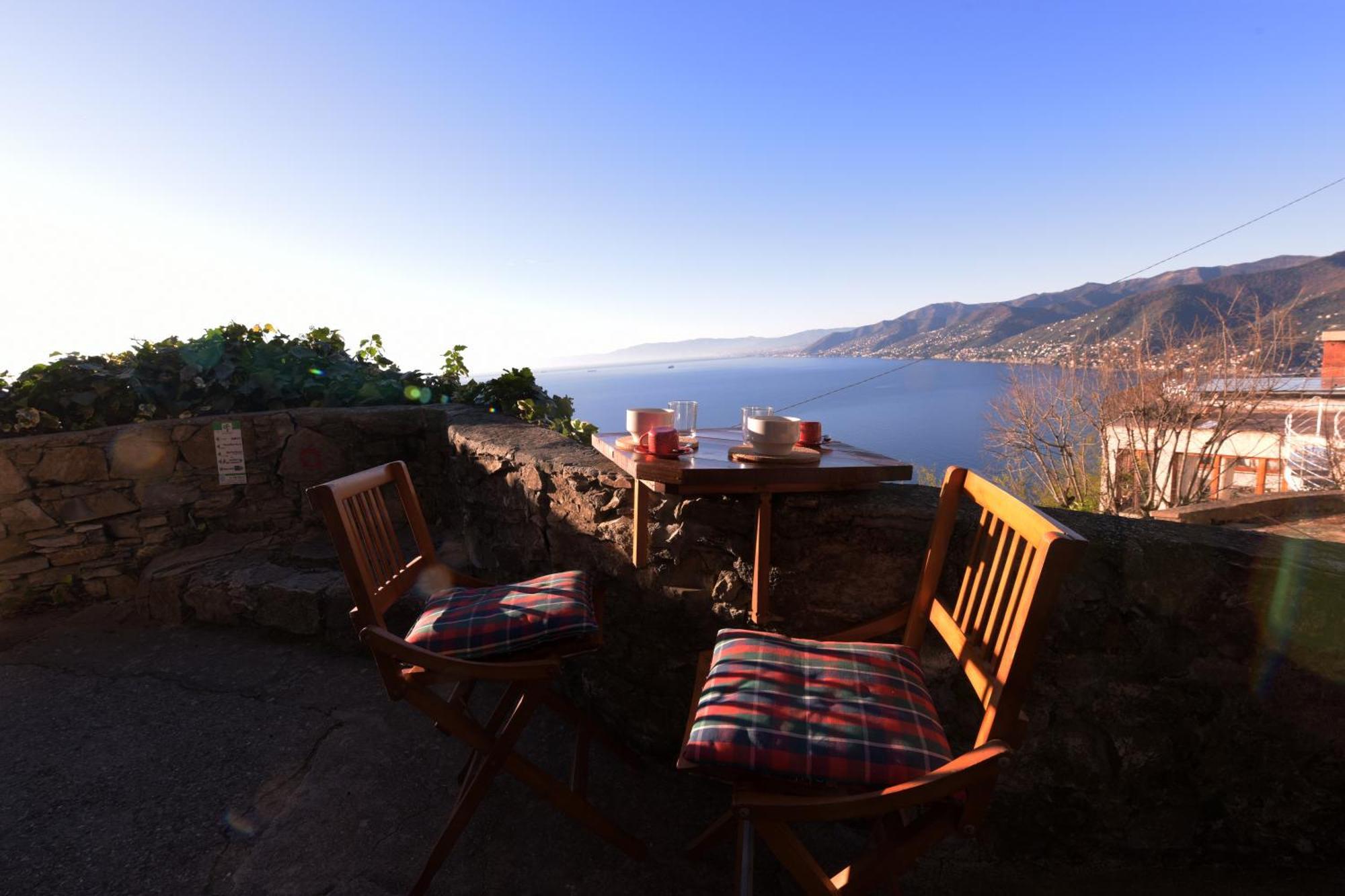 Hikers' Nest With Sea View San Rocco (Genoa) Exterior foto